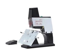 CUDTAPI Máquina flejadora eléctrica Máquina de encuadernación de Texto eléctrica, Grapadora de Costura Central, Grapadora Plana Completamente automática de Alta Resistencia
