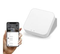 CUDTAPI Medidor inalámbrico de Humedad del Suelo, probador de Temperatura y Humedad, Monitor de Plantas, Detector Impermeable IP67 for plantación de Jardines(Gate-Way)