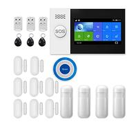 CUDTAPI PGST Wireless Home gsm de Alarma Seguridad Antirrobo Seguridad for el hogar con Sensor Movimiento PIR Detector antirrobo(G..)