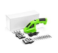 CUDTAPI Recortadora eléctrica de 3,6 V, Tijeras de podar for jardín, setos de césped, 2 en 1, Tijeras for cercas inalámbricas Recargables, deshierbe, Herramienta for cortacésped(1Set)