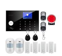 CUDTAPI Tuya Wireless Home gsm Seguridad en el hogar con Sensor Detector de Movimiento Alarma antirrobo(W7B4)