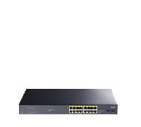 CUDY 16-Port Gigabit PoE+ Switch with 2 Gigabit SFP ports 200W GS1020PS2