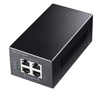 Cudy 2 Canales Gigabit PoE Inyector, 10/100 / 1000Mbps, 2 Gigabit de Entrada, Salida 2 PoE, 2 x 30 vatios de PoE, Montaje en Pared, Cumplir con 802.3at / 802.3af, 48V