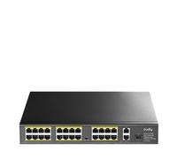 SWITCH CUDY 24-PORT 10/100M POE + 2 GIGABIT PORT+ 1SFP 300W