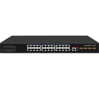 Cudy 24-Port Layer 3 Managed Gigabit PoE+ Switch with 4 10G SFP Slots, 400W
