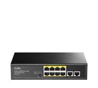 Cudy 8-Port 10/100M PoE+ Switch with 2 Uplink Ports 120W Unmanaged