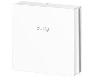 Cudy AC1200, Placa de Pared de 86 mm, Punto de Acceso WiFi, AP1300E Wall | WiFi 5 a 867 + 300 Mbps, 2 puertos GbE, 540 pies cuadrados, 40 clientes, VLAN con múltiples SSID, caja de empotrar de 86 mm