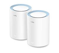 Cudy AC1200 Repetidor de Wi-Fi, Mesh Wi-Fi Inteligente, Doble Banda hasta 260 m², 2xPuertos 100/10 Mbps, MU-MIMO, hasta 100 Dispositivos, Adecuado para Xiaomi Mi Box, Color Blanco, M1200 2-Pack