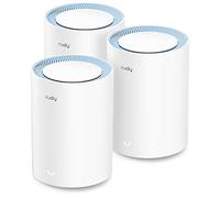 Cudy AC1200 Sistema WiFi de Malla para Todo el hogar, enrutador WiFi de Doble Banda AC1200, Extensor de Rango, VPN, DNS sobre TLS, IPv6, DDNS, M1200 3 Paquete