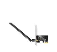 Cudy AC650 - Adaptador inalámbrico PCIe WiFi de doble banda para PC, 650 Mbps WiFi 5 velocidades, 5 GHz/2.4 GHz, 802.11ac/n, compatible con Windows 11/10, incluye soportes estándar y de perfil bajo