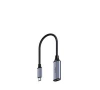 Cudy Adaptador de USB-C a HDMI, HDMI 2.0, 4K 60Hz, compatible con MacBook Pro, MacBook Air, iPad Pro, iPhone 15/16/17, Surface Go y otros, UH401