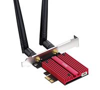 Cudy Adaptador PCIe Wi-Fi 7 BE9300 con Disipador Sin AMD, WE9300 | Chip Intel BE200, Bluetooth 5.4, conexión tribanda, solo Windows 11, NO COMPATIBLE CON AMD, soporte low profile