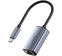 Cudy Adaptador USB C A Ethernet, Adaptador De Red Gigabit, Adaptador LAN Thunderbolt RJ45 De Aluminio De 1000 Mbps, Compatible con MacBook, iPhone 15/16, Steam Deck, Switch