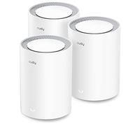 Cudy AX3000 2,5G Sistema de Malla Wi-Fi 6 Router, Backhaul Ethernet, Wireguard, OpenVPN, Zerotier, CloudFlare, DDNS, M3000 3-Pack