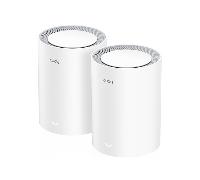 cudy ax3000 pack de 2 sistemas wifi 6 mesh ax3000 2.5g dual band - admite ancho de banda de 204080160mhz - 1x puerto lan 101001000mbps 1x puerto