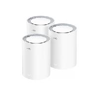 Cudy AX3000 Pack de 3 Sistemas WiFi 6 Mesh AX3000 2.5G Dual Band - Admite Ancho de Banda de 20/40/80/160MHz - 1x Puerto LAN 10/100/1000Mbps, 1x Puerto M3000 3-PACK