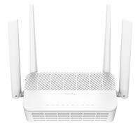 Cudy AX3000 Wi-Fi 6 de Doble Banda a 2,5 G Router, 4 Puertos GbE, WR3000H | Matriz de formación de haces con tres antenas: tres antenas internas de alta ganancia con tecnología de formación de haces di