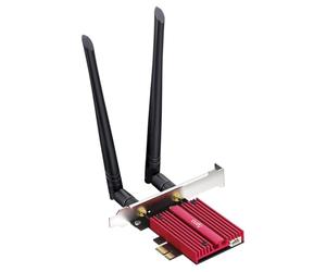 Cudy AX5400 Tri-Band Wi-Fi 6E Bluetooth PCI-E Adaptador PC WE3000S