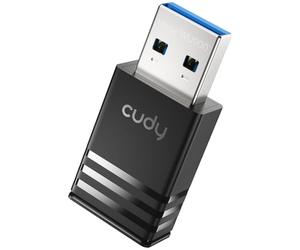 Cudy AX900 WiFi 6 Adaptador USB WU900, Dongle inalámbrico de doble banda 600Mbps + 286Mbps, diseño compacto nano, juego de baja latencia, MU-MIMO, OFDMA, Windows 7/10/11, compatible con Linux