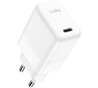 Cudy Cargador USB C GAN 30W, Cargador Rápido PD/QC 3.0, Compatible con iPhone, Samsung, Pixel, iPad, Macbook, Xiaomi, OPPO, Oneplus, CH30