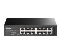 Cudy Conmutador Inteligente Gigabit de 16 Puertos, 32 Gbps, GS1016E