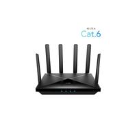 Cudy Router 4G Cat 6 AC1200 con Wi-Fi 5, VPN Completa, LT700 | Cat. 6, 300 Mbps de descarga (2CA), Wi-Fi 5 AC1200 (867/300), 4 puertos GbE, antena desmontable, VPN completa, solución profe