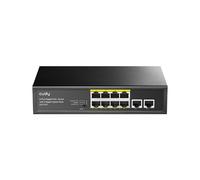 Cudy CUDY-50 GS1010P Switch PoE+ no gestionable Cudy. 8 puertos PoE+ Gigabit. 2 puertos Uplink RJ45 Gigabit. Entrega PoE de hast