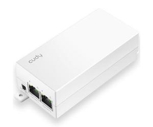 Cudy Extensor PoE de 2 Canales, Entrada 802.3bt, 2X 30 W, 250 m, POE20 | Divisor PoE de 2 canales, entrada de 1 GbE y salida de 2 GbE, conexión en cadena de 3 unidades, kit de montaje en pared