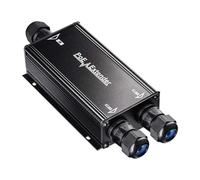 Cudy Extensor PoE Gigabit para Exteriores de 2 Canales, 2 Puertos de Salida, IP67 a Prueba de Agua, 10/100/1000 Mbps, Repetidor/Amplificador, 802.3 BT at AF, Montaje en Pared