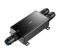 Cudy Extensor PoE para Exteriores de 2 Canales, IP67, 802.3bt, POE25 | Divisor PoE de 2 canales para exteriores con clasificación IP67, 1 GbE de entrada/2 GbE de salida, 100 m Gigabit, metal
