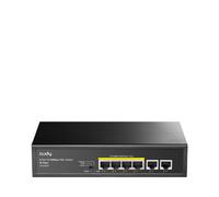 Cudy fs1006p switch fast ethernet (10/100) energía sobre ethernet (po