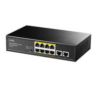 Cudy FS1010P Switch PoE+ 10 Puertos Ethernet 10/100 Mbps,120 W, 8 Puertos PoE+, Modo CCTV/VLAN, 802.3af/at, Unmanaged Plug & Play