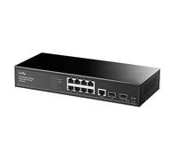CUDY GIGABIT GS2008S2 - Interruptor de 8 puertos (2 ranuras GIGABIT)