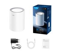 Cudy BE3600 Sistema WiFi 7 Mesh Doble Banda, Amplia Cobertura para Toda la casa, Puerto 1G, Ideal para Streaming 8K, Multi-VPN y App Compatiple, M3600 1-Pack