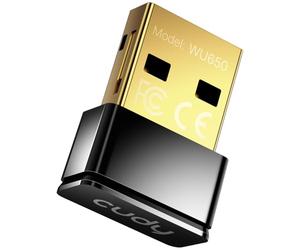 Cudy Maravillas del Wi-Fi 5: Adaptador USB Nano AC650 con MU-MIMO y, WU650 | AC650 WiFi 5, 433 200 Mbps, diseño compacto, USB, WPA3, Windows/macOS/Linux, instalación sin controladores, Beamforming