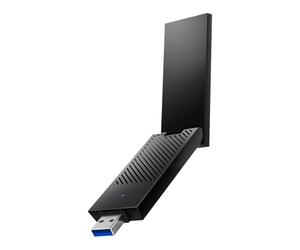 Cudy Maravillas del Wi-Fi 6E: adaptador USB de alta ganancia AX5400, WU5400 | WiFi 6E, 574 2402 2402 Mbps, antena de largo alcance, USB 3.0, OFDMA, MU-MIMO, WPA3, Windows/macOS/Linux, profes