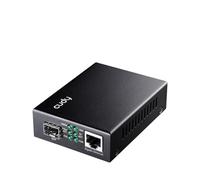 Cudy MC220 Convertidor De Medios De Fibra SFP a RJ45 Gigabit, Convertidor De Fibra A Ethernet, Plug and Play, Carcasa De Metal, Compatibilidad Versátil, Negociación Automática