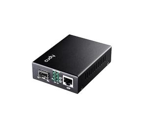 CUDY MC220P - 10/100/1000M Gigabit PoE+ Fiber Optic to RJ45 Converter