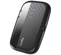 Cudy MF4 - Router móvil 4G LTE WiFi, Hotspot Mobile 4G LTE Wi-FI, batería Recargable de 2000 mAh, 1 Puerto Micro USB, FDD y TDD, Qualcomm Inside, Ranura de Tarjeta SIM para Cualquier Operador