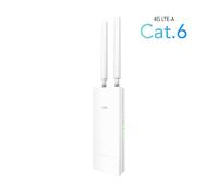 Cudy AC1200 Gigabit Módem Router para Exteriores 4G LTE Cat 6, IP65, Antenas Desmontables, Router con Ranura SIM, Montaje En Poste/Pared, VPN, LT700 Outdoor