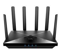 Cudy 5G AX3000 Wi-Fi 6 Router, 4x GbE, doble SIM, antena integrada, P5 | Rel.16 5G a 3,4 Gbps, 2402 a 574 Mbps con Wi-Fi 6, 4 puertos GbE, 4 antenas desmontables, VPN con WireGuard/OpenVPN/IPsec