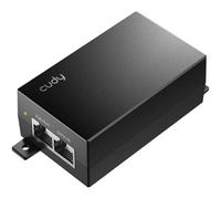Cudy POE48-18W 48V-18W DC Inyector PoE pasivo, adaptador Gigabit PoE, Plug and Play, hasta 100 metros (320 pies), montaje en escritorio/pared, fácil de instalar