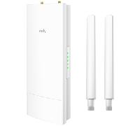 Cudy Repetidor WiFi AC1200 para Exterior - 1 Puerto - Velocidad hasta 100Mbps - 2 Antenas Desmontables - Resistencia al Agua IP6 RE1200 OUTDOOR