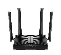 Cudy Router WiFi 7 Dual Band Gigabit BE3600 - hasta 1000Mbps - 5 Puertos - 4 Antenas Fijas de 5dBi - Tecnologia MU-MIMO - Negro WR3600