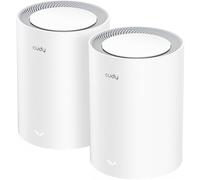 Cudy Sistema de malla Wi-Fi BE3600 WiFi 7 de doble banda, 3.6 Gbps 160 MHz, cobertura de hasta 4.800 pies cuadrados, 3 puertos Gigabit, compatible con múltiples VPN, control de aplicación Cudy (M3600,
