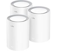 Cudy Sistema de malla Wi-Fi BE3600 WiFi 7 dual banda, 3.6 Gbps 160 MHz, cobertura 7000 pies cuadrados, 3 puertos Gigabit, múltiples VPN, control de aplicación