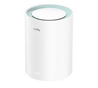 Cudy Sistema Wi-Fi de malla AX1500 WiFi 6 de doble banda, reemplaza routers y extensores, cubre hasta 1000 pies cuadrados, 3 puertos Gigabit por unidad, soporta Ethernet Backhaul, M1500, paquete de 2