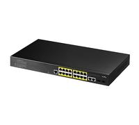 cudy Switch 16 Puertos L2 Configurable Gigabit PoE+ con 2 Puertos Uplink Gigabit y 2 SFP 200W Marca