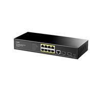 cudy Switch 8 Puertos Giga L2 configurable PoE+ con 2 Puertos SFP 120W - enracable 10" - no Lleva escuadras Marca