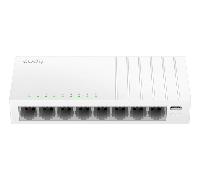 Cudy GS108U - Conmutador Gigabit Ethernet de 8 Puertos con Conector de Alimentación USB-C, Divisor Ethernet de Escritorio, Carcasa de Plástico, Interruptor sin Blindaje, Plug & Play, Sin Ventilador